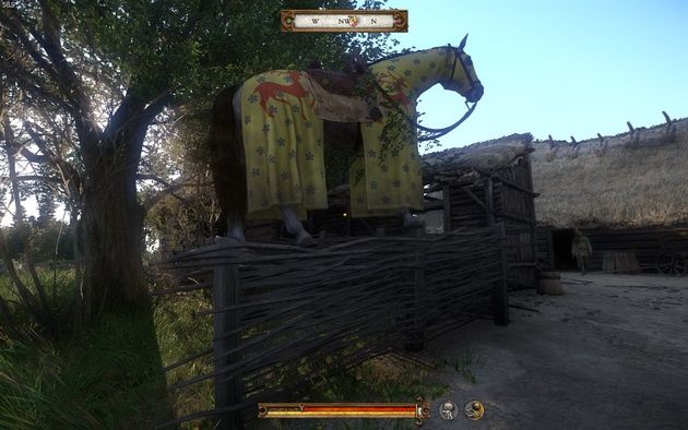 Kingdom Come: Deliverance - koń na płocie