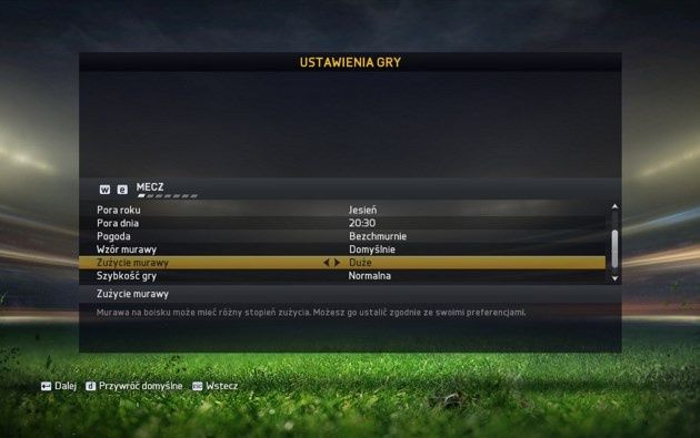 Fifa 15 - zużycie murawy
