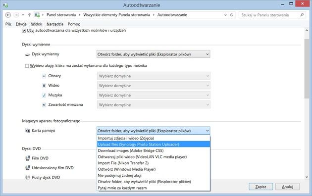 Windows 8 - auto wybór