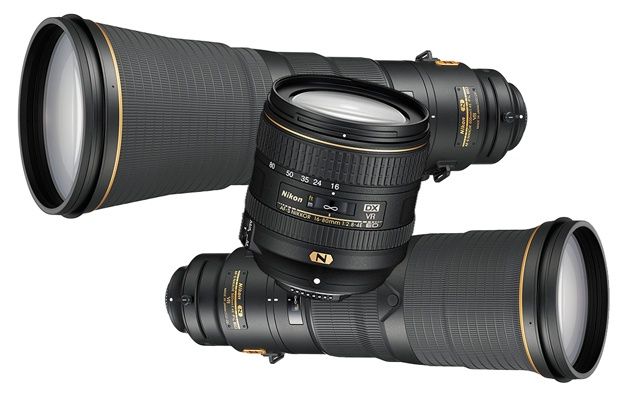 Nikkor obiektywy 16-80 500 600 mm