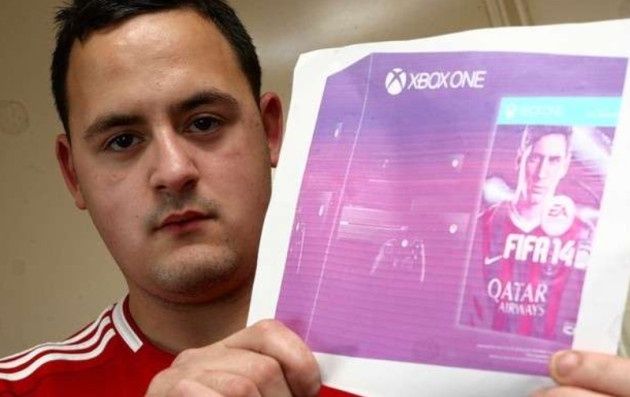 Xbox One 450 funtów za zdjęcie konsoli