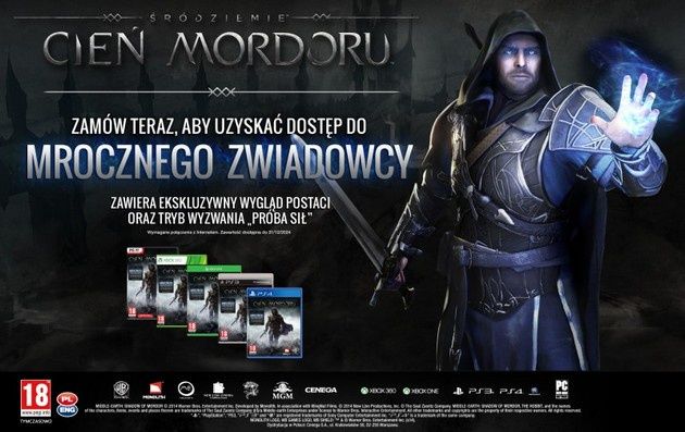 Śródziemie: Cień Mordoru pre-order