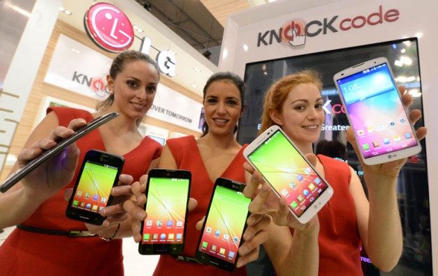 LG smartfony