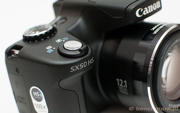 Canon Powershot SX50 HS dźwignia zoom