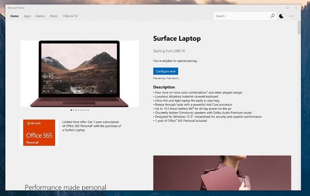 Microsoft Store Surface