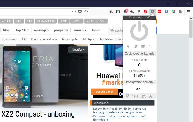 uBlock Origin