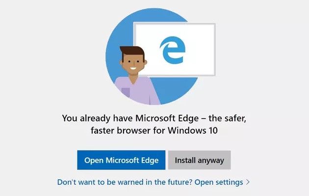 Windows 10 Edge info