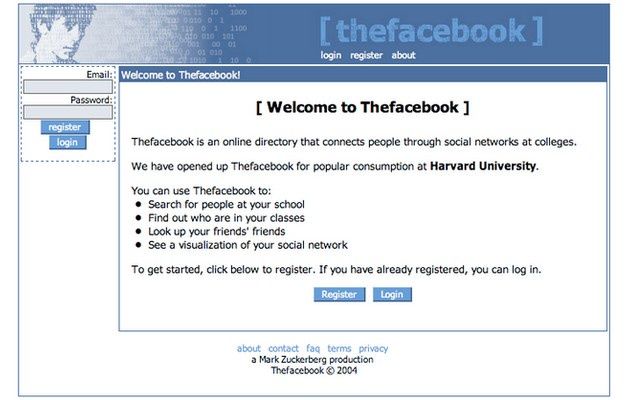 WWW Thefacebook