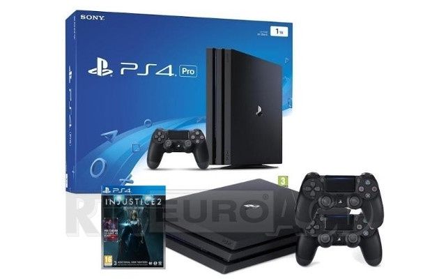 PlayStation 4 Pro, Injustice 2 i 2 pady