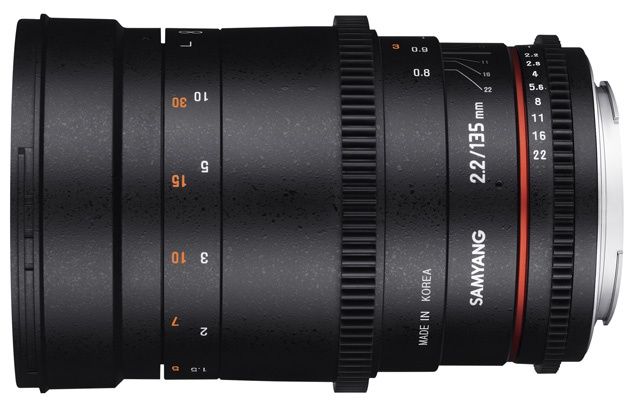 Samyang 135 mm T2.2 ED UMC VDSLR wersja wideo