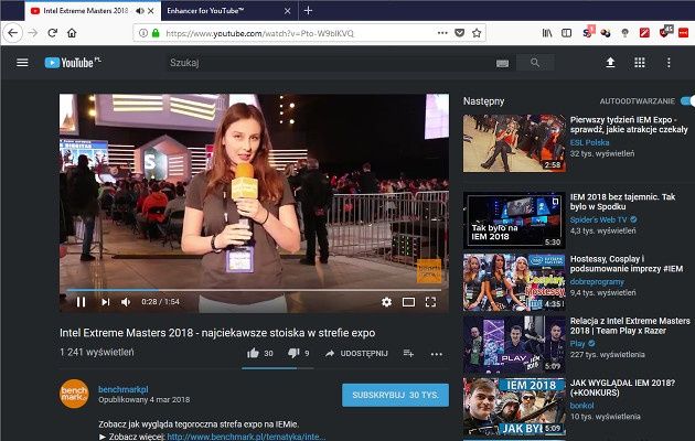 Enhancer for YouTube