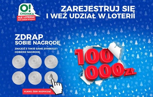 Choinka zdrapka