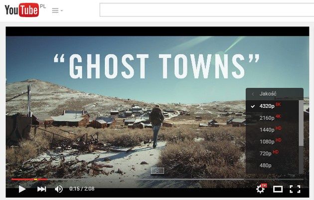 YouTube 8K