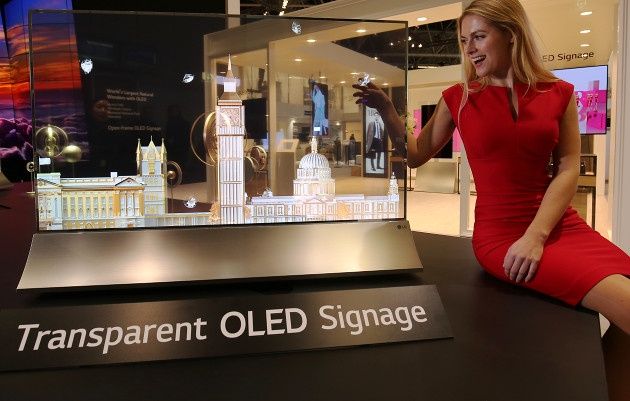 LG B2B transparent