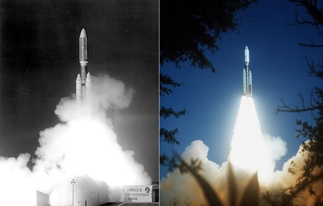 Voyager I II start 1977