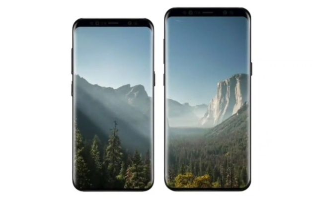 Galaxy S9 i Galaxy S9+ render