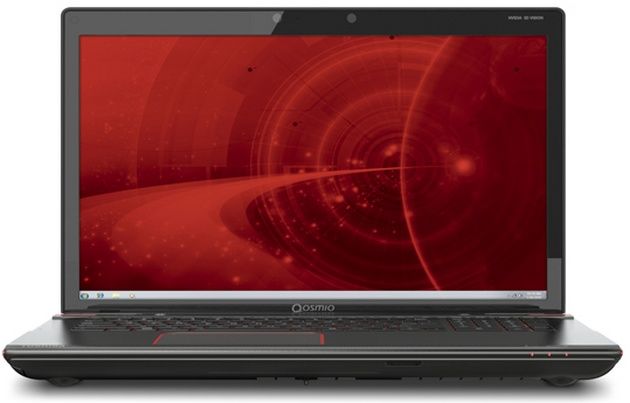 Toshiba Qosmio X875 laptop wygląd