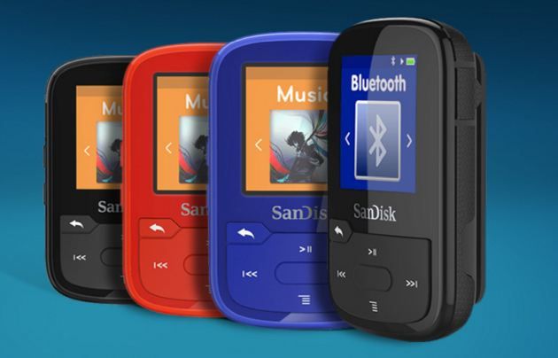 SanDisk Clip Sport Plus wersje kolorystyczne