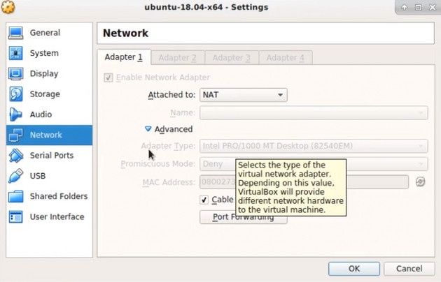 VirtualBox NAT
