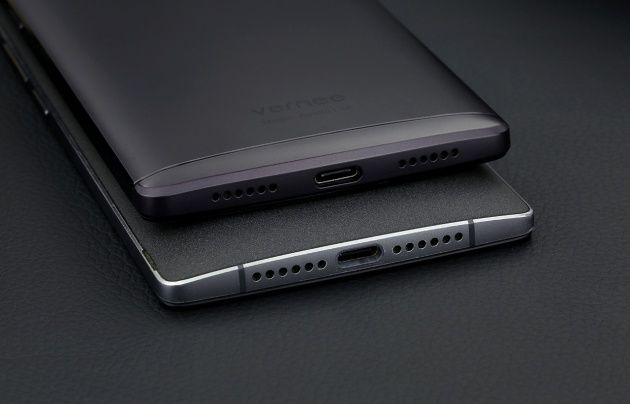 Vernee Apollo Lite Space Grey złacze USB