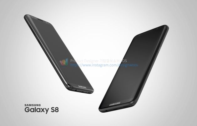 Galaxy S8 render złącza