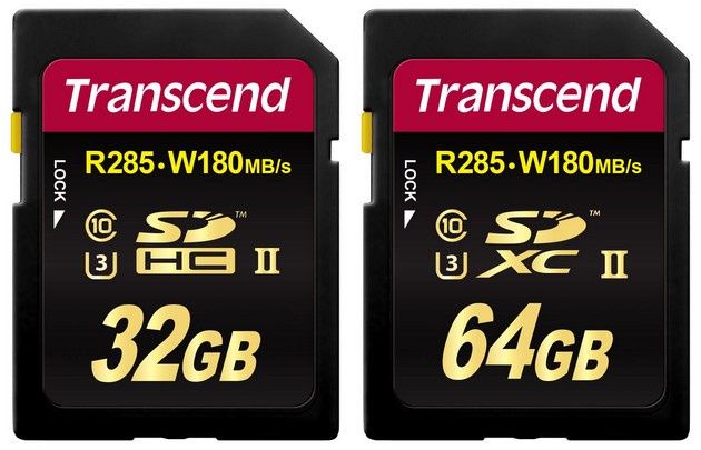 Transcend SDHC/SDXC UHS-II U3 wersje