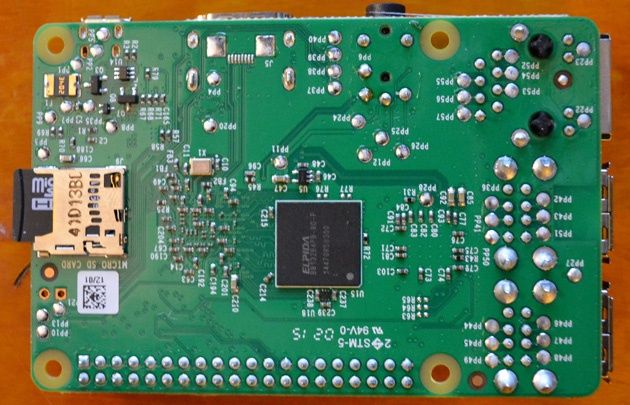Raspberry Pi 2 tył