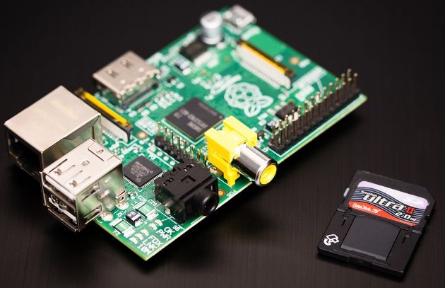 raspberry pi mini komputer płyta karta pamięci wygląd