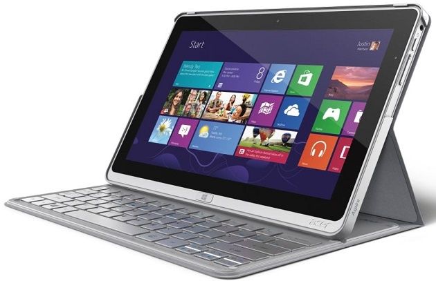 Acer Aspire P3 tryb laptopa widok