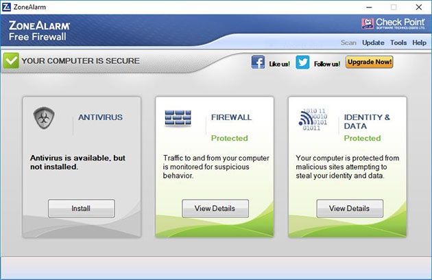ZoneAlarm Free Firewall