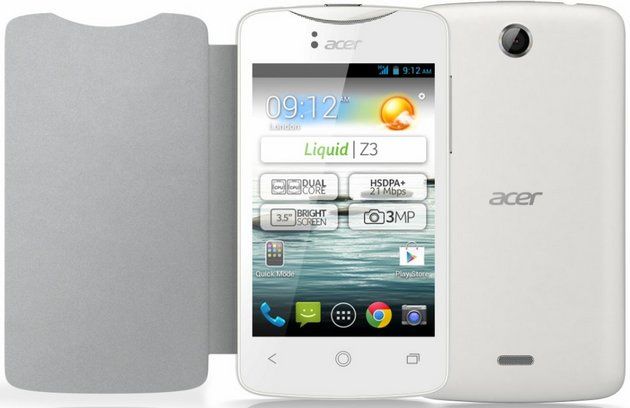 Acer Liquid Z3 smartfon biały