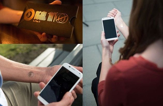 Motorola smartfon tatuaż