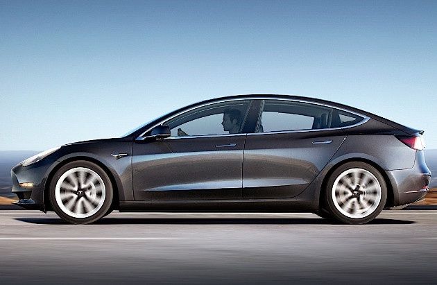Tesla Model 3 bok