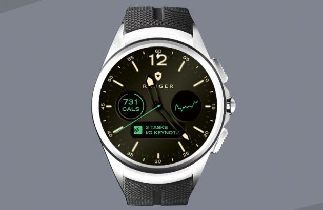 Android Wear 2.0 tarcza