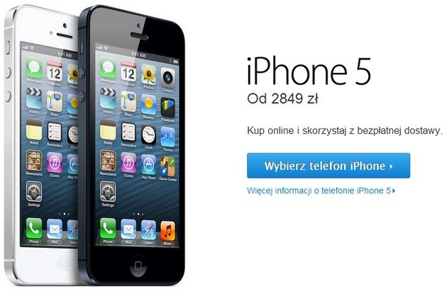 iPhone 5 ceny w Polsce Apple Store sklep