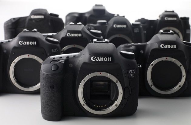 Canon EOS 7D sylwetka korpus