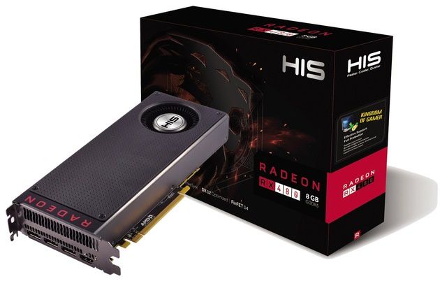 HIS Radeon RX 480 karta graficzna