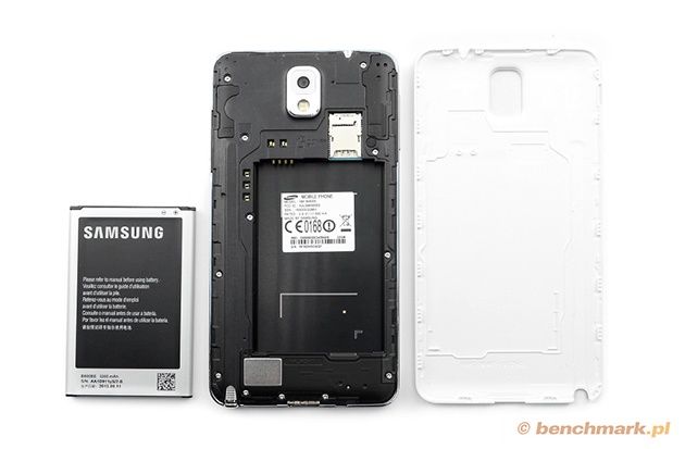 Samsung Galaxy Note 3 wnętrze