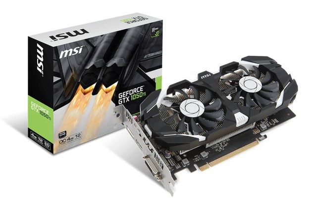 MSI GeForce GTX 1050 Ti 4GT OC karta graficzna