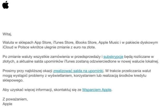 App Store zmiana cen