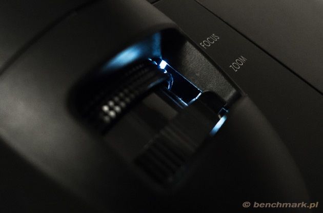 InFocus IN119HDx szczelina pierścień zoom