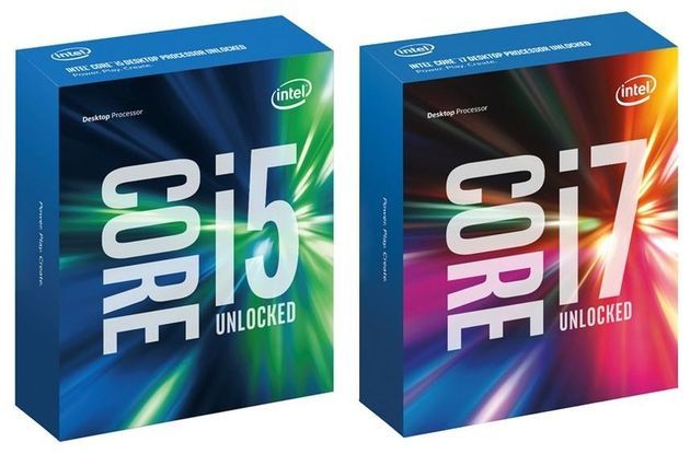 Intel Skylake Core i5 i i7 - pudełka