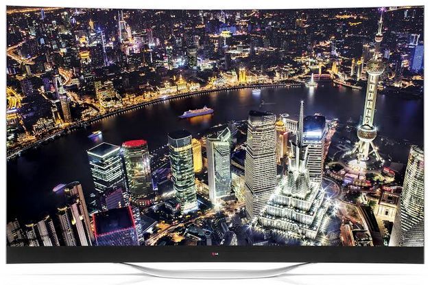 LG 77EC9800 TV przód