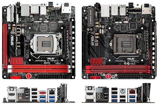 Porównanie modeli ROG Maximus VI Impact i ROG Maximus VII Impact