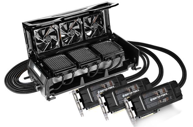 Gigabyte GeForce GTX 980 WaterForce 3-SLI karty graficzne