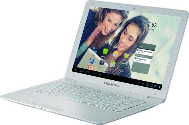 Omega OAN133 netbook android 4.0 system operacyjny front otwarty