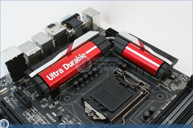 Gigabyte GA-Z87X-UD4H płyta główna zdjęcie sekcja zasilania