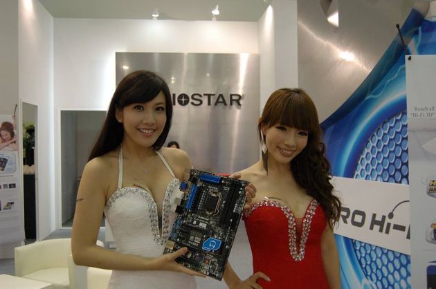 Biostar hostessy Computex 2013 zdjęcie