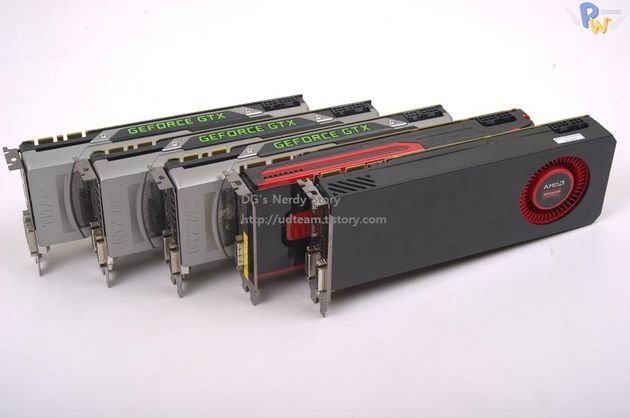 AMD Radeon R9 290X karta graficzna porównanie Nvidia GeForce GTX 770 780 Titan AMD Radeon HD 7970 zdjęcie