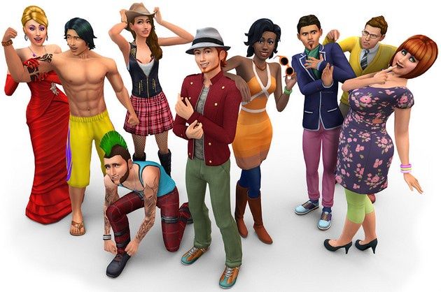 The Sims 4 postacie